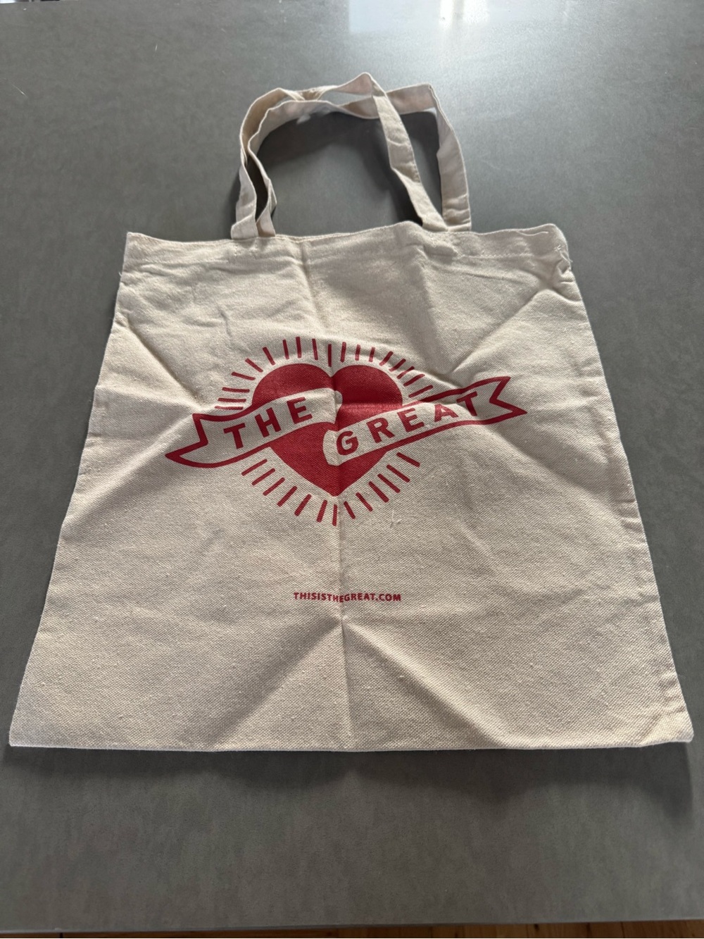 The GREAT. Cotton canvas tote bag